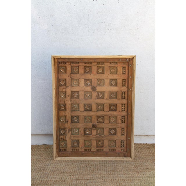 Antique Carved Lotus Ceiling Panel Coffee Table For Sale - Image 16 of 18