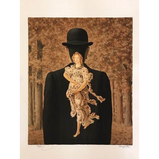 René magritte (after) the ready-made bouquet this lithograph was printed in paris in 2010, on 100% cotton pure rag paper,...