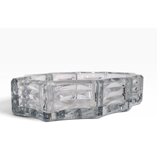 Mid 20th Century Mid 20th Century Large Bacarrat Crystal Centerpiece Bowl For Sale - Image 5 of 9