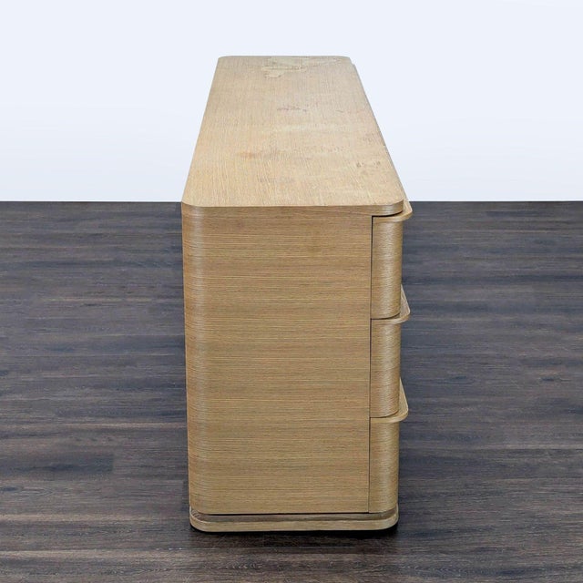 2020s Restoration Hardware Ligné Modern 9-Drawer Dresser in Light Wood Finish For Sale - Image 5 of 10