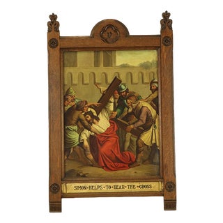 Stations of the Cross, 1910s, Oil Painting For Sale