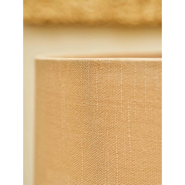 Beige Vintage Bedside Table Lamps, Set of 2 For Sale - Image 8 of 10