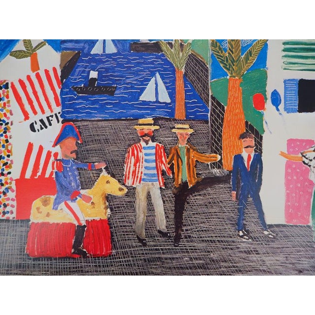 David Hockney at Galerie Claude Bernard in Paris Poster, 1981 For Sale - Image 4 of 8