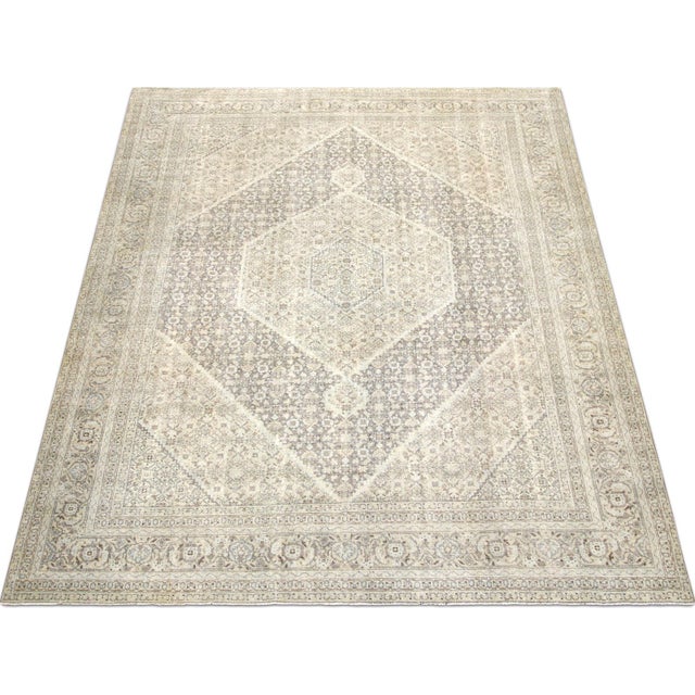 1940s 1940s Persian Tabriz Rug For Sale - Image 5 of 6