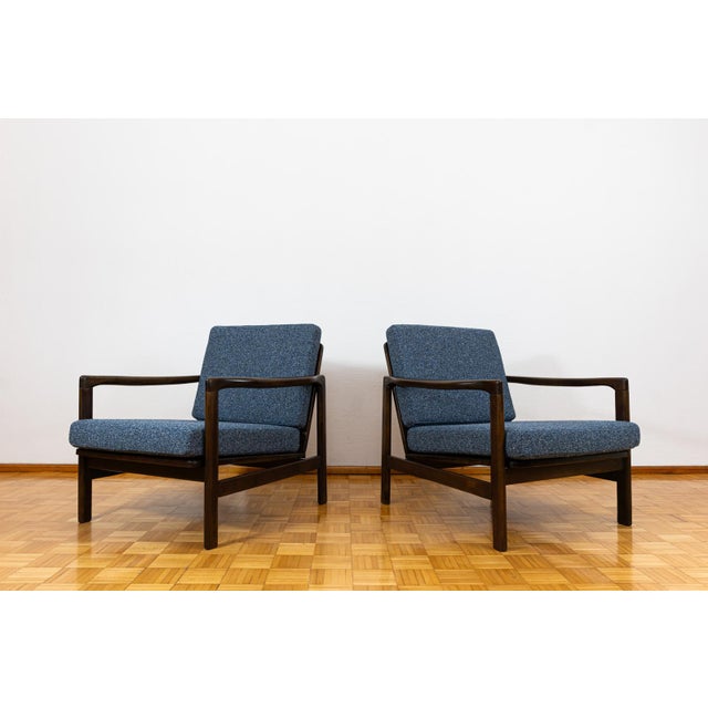 Set of Mid-Century Club Chairs by Zenon Bączyk, 1960s For Sale - Image 17 of 17