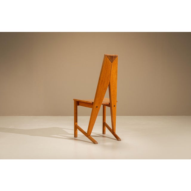 Vintage Model FCH 1A Dining Chairs by Søren Nissen & Ebbe Gehl for Seltz, France, 1980s, Set of 4 For Sale - Image 6 of 14