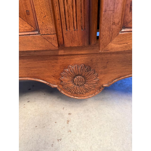 Late 18th Century 18th Century French Provincial Walnut Armoire For Sale - Image 5 of 8