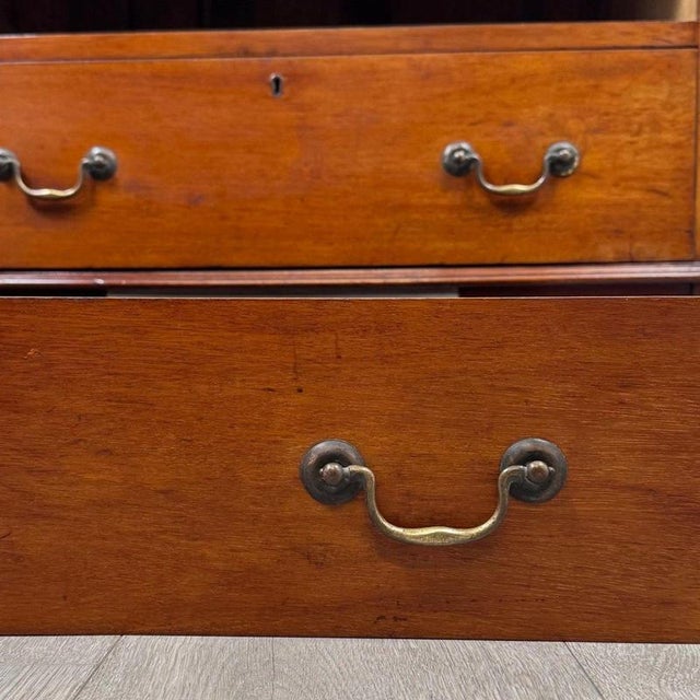 20th Century Edwardian English Mahogany Bureau, 1890s For Sale - Image 13 of 14
