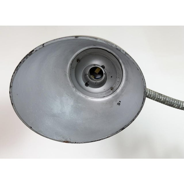 Metal Industrial Green Scissor Wall Lamp from Elektroinstala, 1960s For Sale - Image 7 of 18