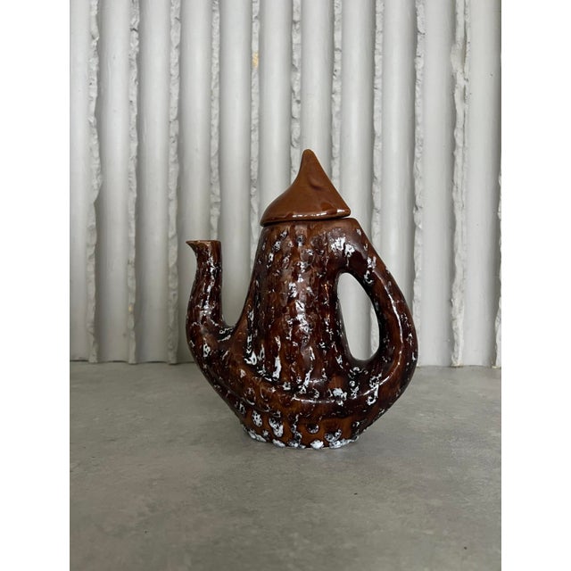 Coffee Set, Vallauris, France, Set of 8 For Sale - Image 4 of 10