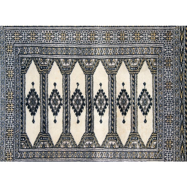 Vintage Pakistani Bokhara Rug For Sale - Image 13 of 15