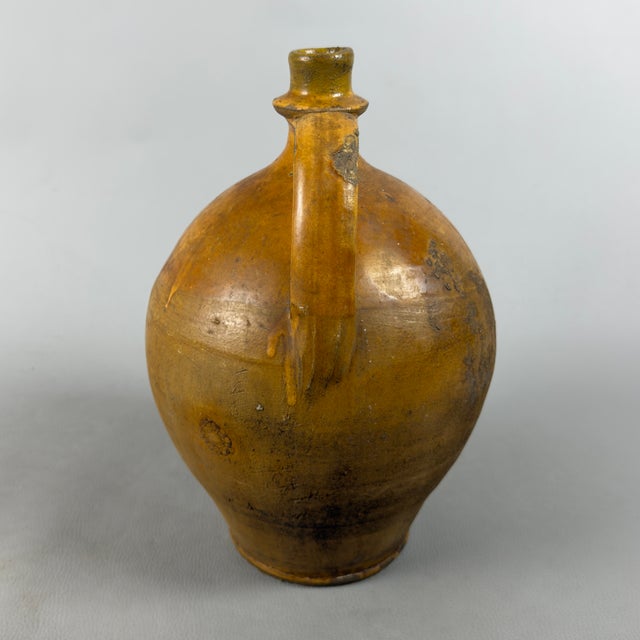 Quartara Vase in Glazed Terracotta from Artigianato Italiano, 1900s For Sale - Image 4 of 11