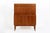 This vintage mid-century Danish modern teak secretary cabinet was made in Denmark in the 1960s. It exemplifies classic...