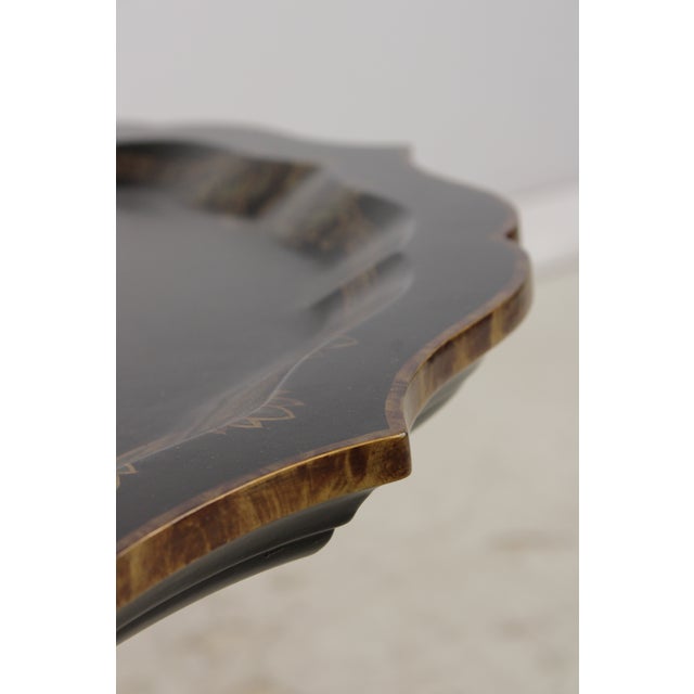 Maitland Smith French Victorian Pedestal Side Table For Sale - Image 12 of 16