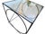 Vintage Wrought Iron Rods Xo Side End Table Attributed to Frederic Weinberg MCM For Sale - Image 14 of 17