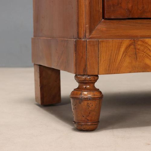 Brown Antique Bedside Table in Walnut, 1850s For Sale - Image 8 of 11