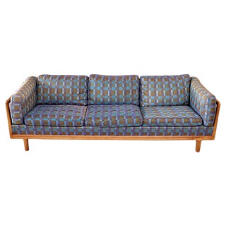 Walnut Sofa by Folke Ohlsson for DUX, 1960s For Sale