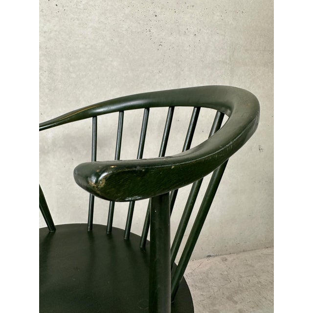 Green Vintage Model 449A Chair by Lucian Ercolani for Ercol For Sale - Image 8 of 15