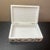 GORGEOUS Marble w Lapis Lazuli Inlay 4”x6”x1” Jewelry Casket This product is a stunning 4”x6”x1” jewelry casket made of...