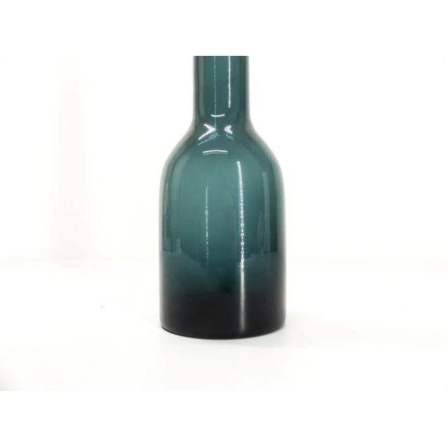 Vase in Blue Blown Glass, 1960 For Sale - Image 4 of 8