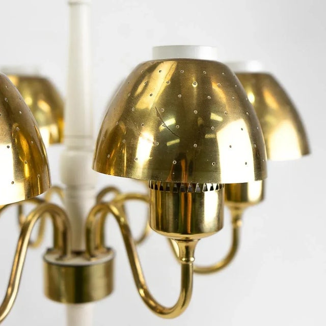 Danish Model T526 Chandelier by Hans-Agne Jakobsson for Hans-Agne Jakobsson AB Markaryd, 1950s For Sale - Image 4 of 12