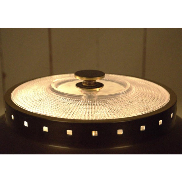 Swedish Brass and Teak Table Lamp by Boréns, 1940s For Sale - Image 9 of 15