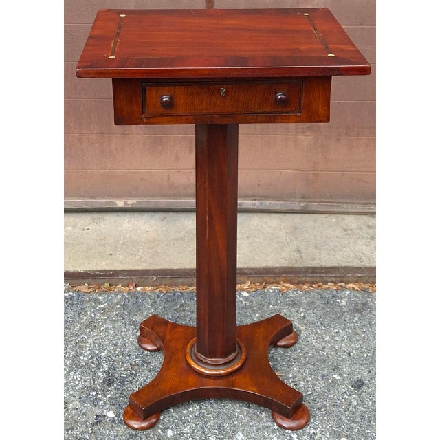 William IV William IV Mahogany Single Drawer Side Table, Circa 1830s For Sale - Image 3 of 11