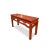 Chinese 1980s Asian Crackle Spring Bench-Red For Sale - Image 3 of 8