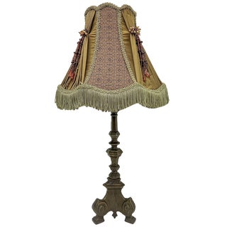 Gothic Bronze Table Lamp, 1960s For Sale