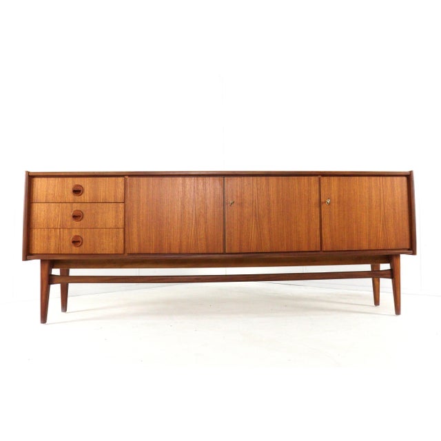 Mid-Century Teak Sideboard from Bartels For Sale - Image 11 of 12