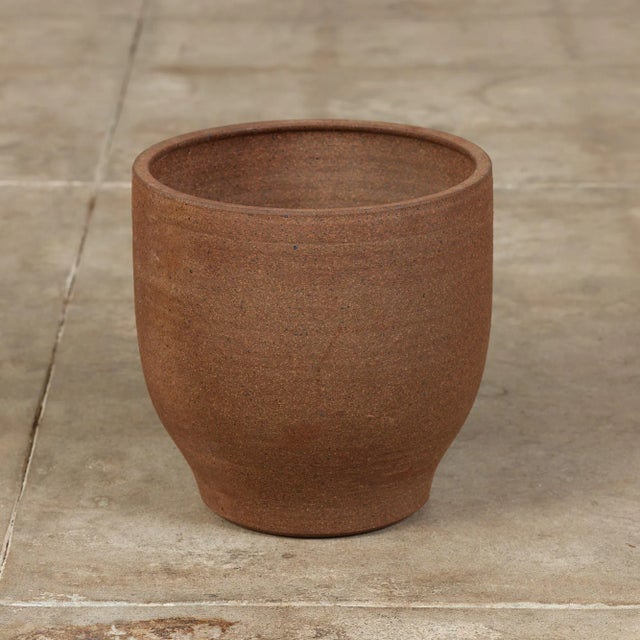 Mid-Century Modern David Cressey & Robert Maxwell for Earthgender Stoneware Planter For Sale - Image 3 of 12