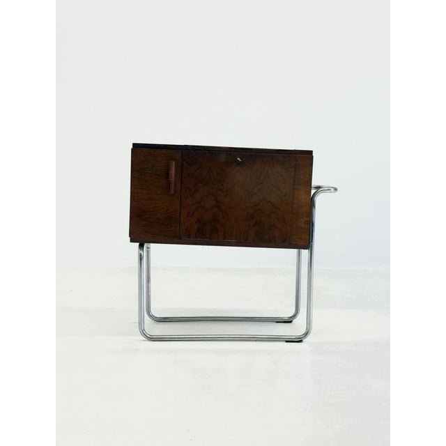 Mid-Century Modern Italian Walnut Bar Cabinet from Cova Milano, 1930s For Sale - Image 3 of 17