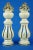 Art Nouveau Ceramic Columns with Miniature Vases and Flowers from Bassano Nove Factory, Italy, Late 19th Century, Set of 2 For Sale - Image 6 of 18