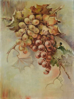 Grapes Still Life Oil Painting by Henry Jackson