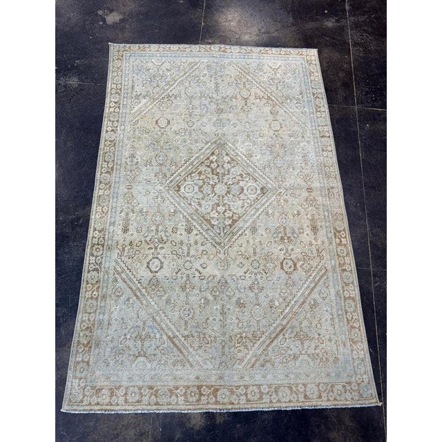 Turkish Vintage Rug 4' x 6'3" For Sale In Houston - Image 6 of 6