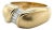 14k Yellow Gold Diamond Ring, Size 6.5 For Sale