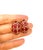 Bochic “Orient” Vintage Natural Bubble Ruby Earrings 18K Gold & Silver For Sale - Image 10 of 12
