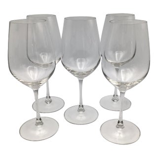 Contemporary Chef & Sommelier Bellevue Wine Glasses- Set of 5 For Sale