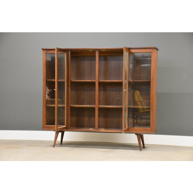 Mid-Century Modern Walnut Mid Century Bookcase For Sale - Image 3 of 9
