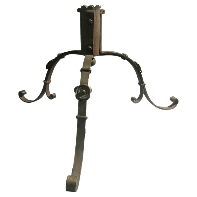 Christmas Tree Stand in Forged Iron, 1870s For Sale