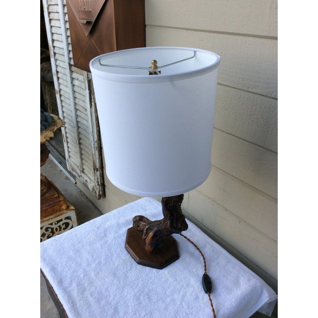 French Mid 20th Century French Grapevine Table Lamp For Sale - Image 3 of 13