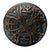 Metal 1890s American Bronze Door Knobs With Rosettes - A Pair For Sale - Image 7 of 9