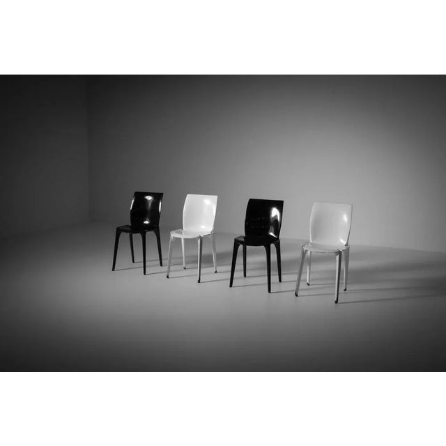 Metal Lambda Chairs by Marco Zanuso & Richard Sapper, Italy, 1959, Set of 4 For Sale - Image 10 of 11