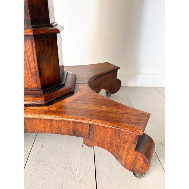 Regency Console Table in Indian Rosewood, 1800s For Sale - Image 10 of 14