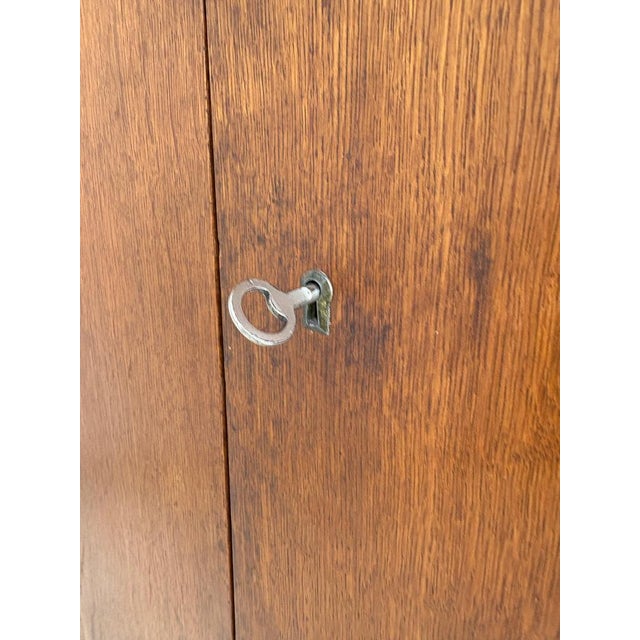 Wood Mid-Century Modern Wardrobe in Oak For Sale - Image 7 of 10