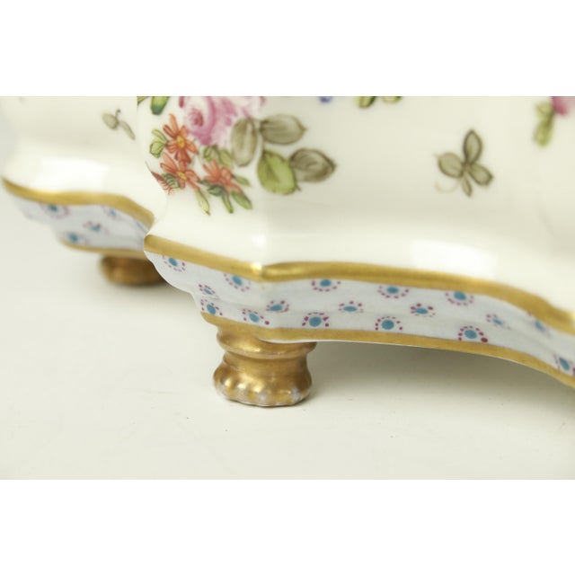 Antique White Antique Marcolini Meissen Porcelain Jewel Casket For Sale - Image 8 of 10