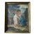 Early 1824 Original Painting on Paper - Jesus and the Samaritan and I Another Woman and Shepard Man- With Gorgeous Back Drop, Framed For Sale