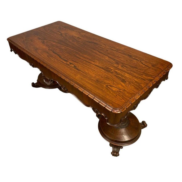 William IV Desk in Mahogany, 1840 For Sale - Image 6 of 12