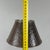 Table Lamp in Metal and Brown Leather, 1970s For Sale - Image 10 of 11