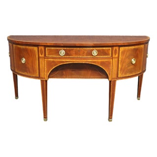 Baker Williamsburg Mahogany Inlay Sideboard / Server For Sale